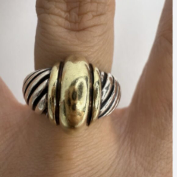 David Yurman Two-Tone Ring - Picture 2 of 8